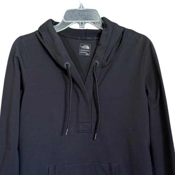 The North Face Black Drawstring Hoodie With Kangaroo Pockets Women's Size M - Picture 6 of 16